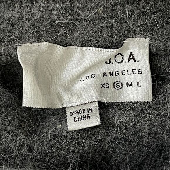 J.O.A. Revolve Angora Blend Sleeveless Turtleneck Sweater Dress Size Small - Picture 3 of 8